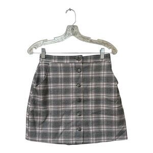 Hollister Y2K Plaid Mini Skirt XS Preppy Schoolgirl Coastal Prep